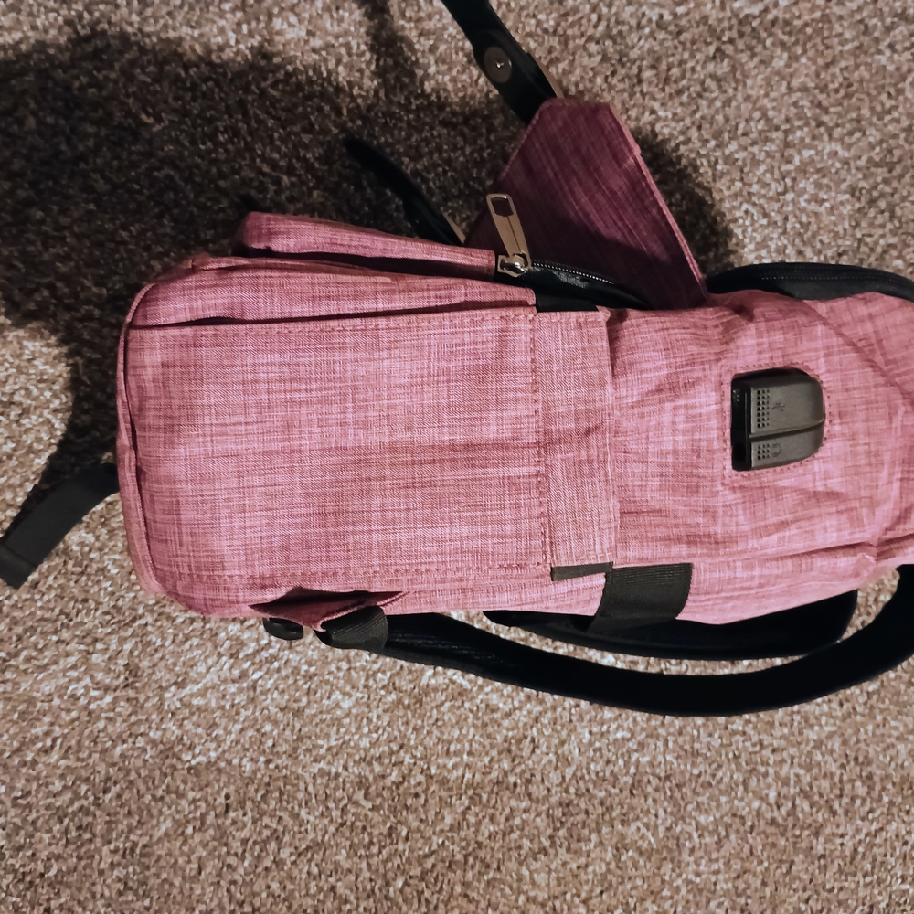 Men's Pink Backpack - Picture 2 of 4